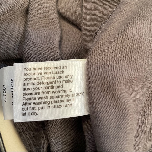 Van Laack Lufthansa First Class Men's 3/4 Button Long Sleeve Polo Shirt Medium - Picture 6 of 8